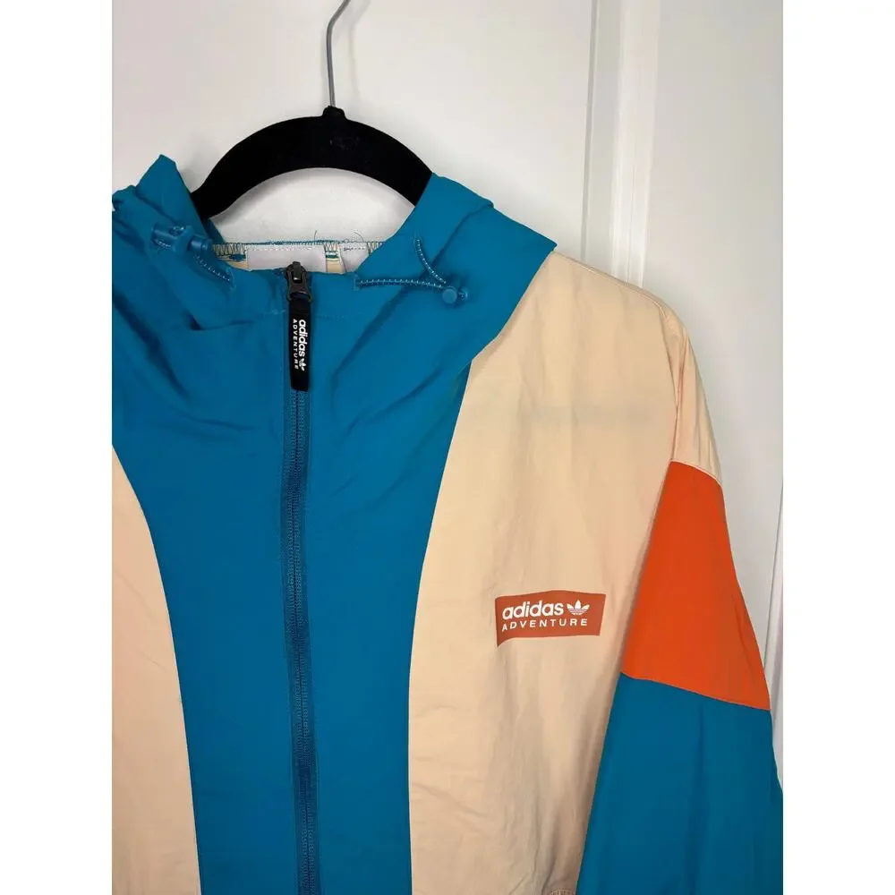 Adidas Adventure Premium Windbreaker Sand Strata Men Size Large